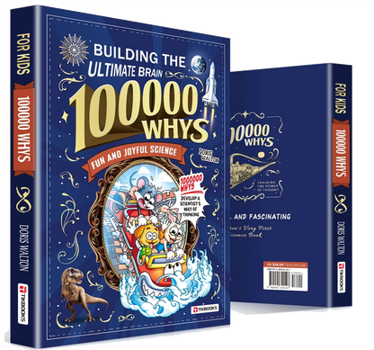 100,000 Whys kids science encyclopedia book cover and back cover